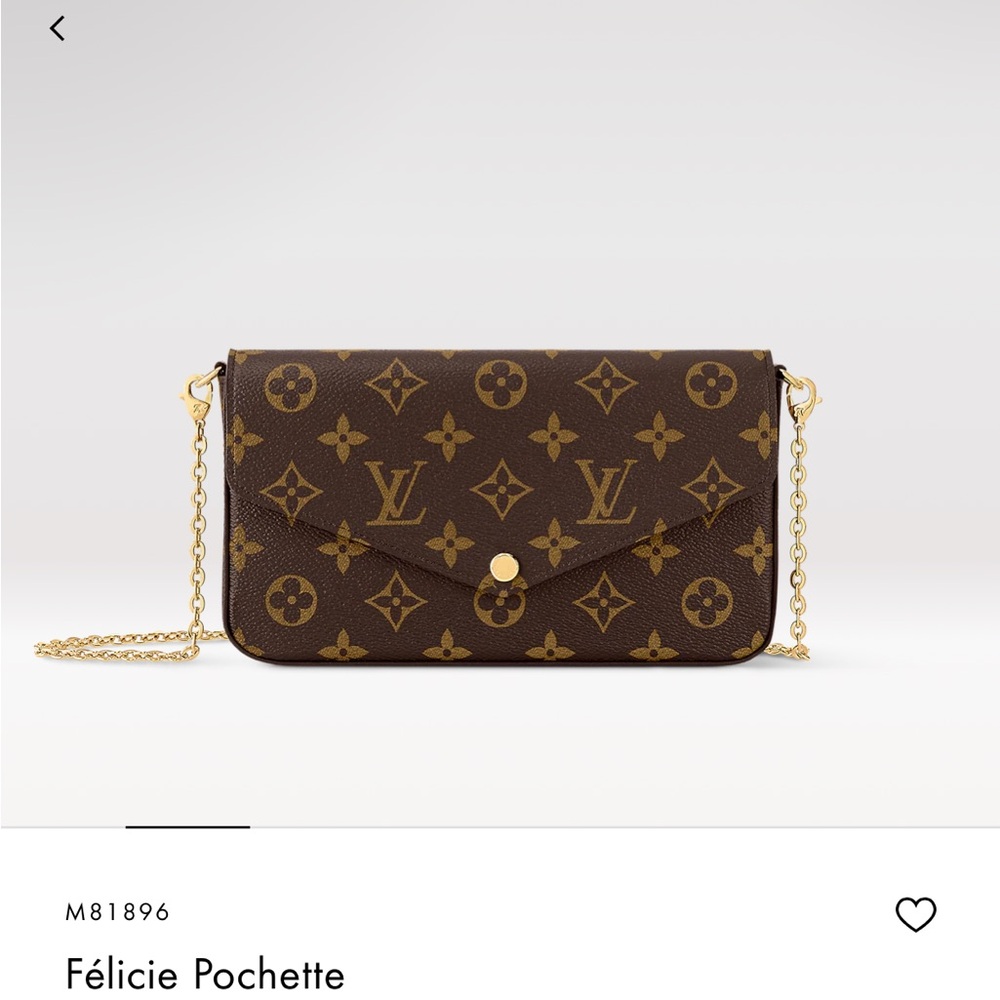 Authenticic Louis Vuitton Félicie Pochette flap pouch